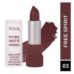 INCOLOR Long Lasting & Hydrating Pure Matte Lipstick - Free Spirit 03-30