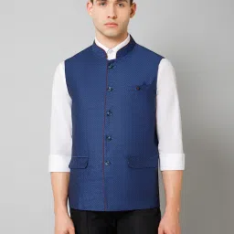 Self Design Men Waistcoat-image-45