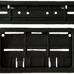 Bike- Number Plates Frame,Holder, Protector - ABS Plastic Black Bike Number Plate-picture-27