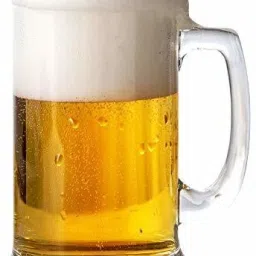 (Pack of 2) Classic IMPORTED Beer Skeleton Mug Glasses 400ml [Pub Beer Glass Clear]MUG_0_07 Glass Set Beer Mug-image-23