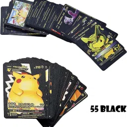 Black & Golden Shinning Foil Plastic Waterproof cards (55 cards)-image-10