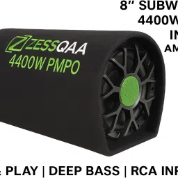 ZQ-8001BST 8-Inch Car Subwoofer with Built-in Amplifier | 4400W PMPO | Green Port Subwoofer-23
