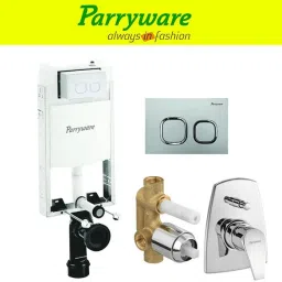 Half Frame Concealed Cistern, with divater body upper edge set of 1 pic 299 Dual Flush Tank-9