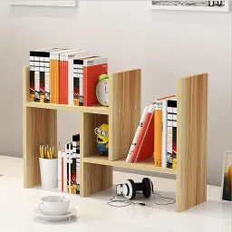Engineered Wood Open Book Shelf-image-16