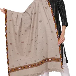 Shoogloo Mart Wool Embroidered Women, Men Shawl-image-20