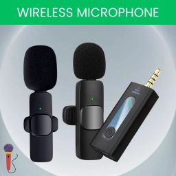 K35 Wireless Mic With Collar Microphone forYoutube/Voice Recording/InterviewC138 Microphone-image-85