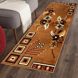 Gold, Orange Acrylic Carpet-8