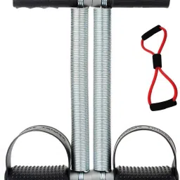 FIGURE 8 RED WITH DOUBLE SPRING TUMMY TRIMMER BLK Fitness Accessory Kit Kit-image-2