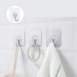 hook Hanging wall hook Towel Hanger hook Bathroom Bedroom Accessories Kitchen Hook 15-1