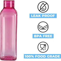 prayati 1000 ml Food Grade, Freezer Safe, Hygienic Fridge Bottle Multicolor 1000 ml Bottle image 2