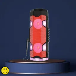 GUGGU Play (PORTABLE BLUETOOTH PARTY SPEAKER) With Karaoke Mic, High Quality SoundV265 20 W Bluetooth Party Speaker-image-2