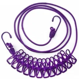 Right Products Clothesline Rope Drying Clothes Hanging Rope with 12 Clips Iron Retractable Clothesline-image-92