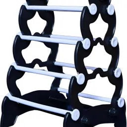 4 Steps Bangle Display Stand Black and White Jewellery Organizer-9
