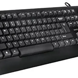 ASTRUM KB110 Classic Wired Keyboard 104keys in Black Color Wired USB Standard Multi-device Keyboard Compatible with Desktop, Laptop, Mac Yes,stand support,multimedia_keys,Astrum KB110-8