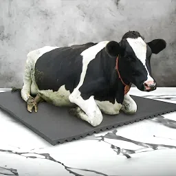 Animal Feeding Waterproof Rubber mat BPA Free for Cow, Buffalo, BLACK Cow, Dog, Cat, Guinea Pig, Tortoise Pet Mat-31