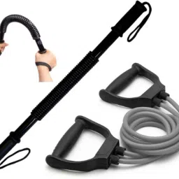 Fitness Combo of Power Twister & Double Toning Tube for Workout Fitness Accessory Kit Kit-image-11