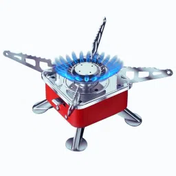 Portable Picnic Camping Stove Folding Furnace Outdoor Cooking Gas Backpacking Stainless Steel Manual Butane Gas Stove-image-34