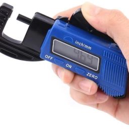 zeroluxury Electronic Digital Thickness Gauge Meter -12.7mm Range with Percentage Display Radius Gauge image 4