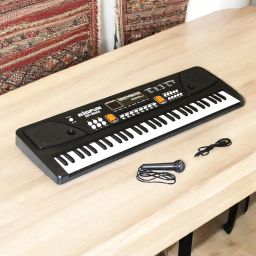 Electronic Musical Piano Toy, 37 Keys, 8 Tones, 4 Percussions, 6 Demos Etc-21