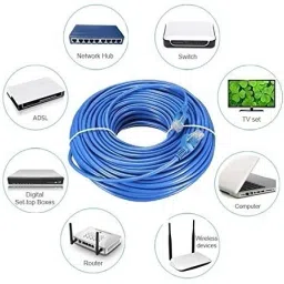 kipek Patch Cable 27 m 27 Meter CAT5/5E Ethernet Internet Network RJ45 LAN Cable Wire High Speed image 5