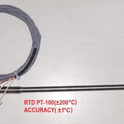 RTD PT-100 TYPE 6MM X 6" SENSOR AND 3 WIRE WITH 3M(L) (±200 °C) ,±1 °C,1PCS Temperature & Humidity Sensor-image-57