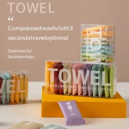 ranore Compressed Towel Tablets candy pack face towel compression image 2