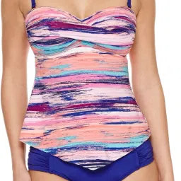 Graphic Print Women Swim-dress Pink Swimsuit-image-40