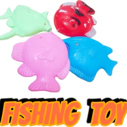 Fishing Bath Toy Colorful fish Shape Toy for Babies Rattle (Multicolor) Rattle-10