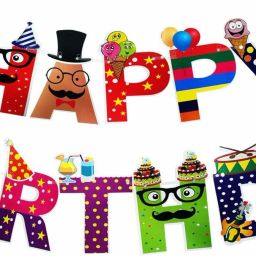 Happy Birthday Banner/birthday banner/birthday decoration Banner/Flag Banner/ Letter Banner (Multicolor) Banner-image-40