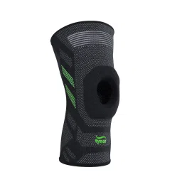 Knee Cap Air Open Patella, Black & Green, Large, 1 Unit Knee Support-picture-15