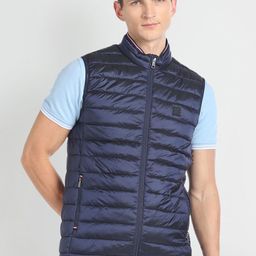 Arrow Sport High Neck Sleeveless Puffer Jacket-image-27