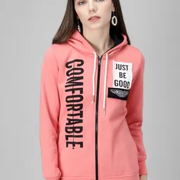 BAESD Typography Printed Hooded Fleece Sweatshirts-image-86
