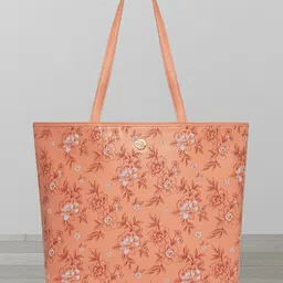 Caprese Floral Printed PU Structured Handheld Bag-51