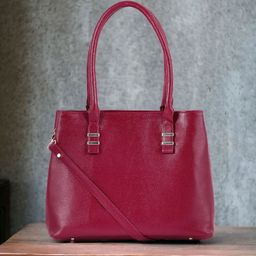 Toteteca Oversized Structured Handheld Bag With Cut Work-image-8