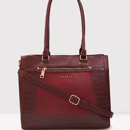 Caprese Textured Structured Shoulder Bag-2