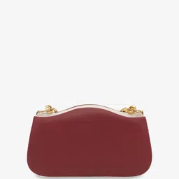DRASTR Structured Handheld Bag with Cut Work image 2