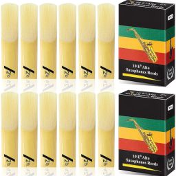 Alto Saxophone Reeds Strength 2.5 Bamboo Saxophone Reeds 10pcs English Cane Reed Alto Saxophone-picture-26
