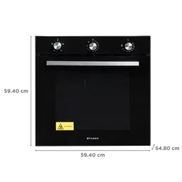 FABER FBIO 4F BK 80L Built-in Microwave Oven with Mechanical Timer (Black) image 2
