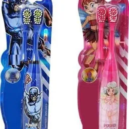 Paper Bear Combo Sonic Powered Battery Operated Electric Toothbrush Electric Toothbrush-image-3