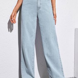 kotty Women Regular High Rise Light Blue Jeans-picture-39