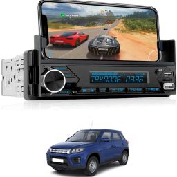 Multifunctionl Single din Phone Stand Stereo With USB/AUX/TF Card-39 Car Stereo-image-86