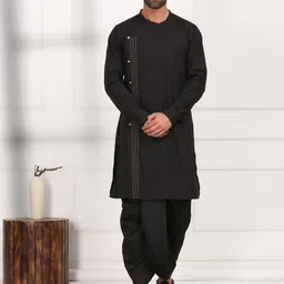 MIDAV Mandarin Collar Thread Work Straight Kurta-image-93