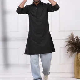 MIDAV Thread Work Cotton Kurta-image-97