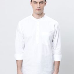 THE SOUL PATROL Mandarin Collar Short kurta-image-74
