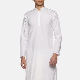 Sethukrishna Men White Solid Kurta-image-74