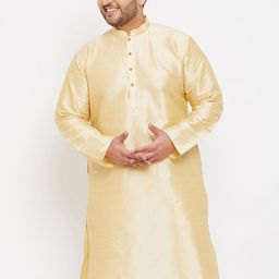 VASTRAMAY Men Thread Work Kurta-image-5