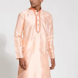 VASTRAMAY Mandarin Collar Straight Kurta-picture-42