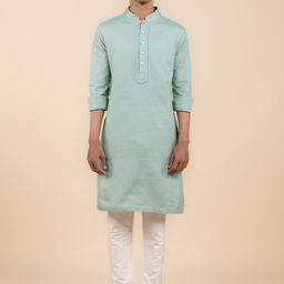 Tasva Mandarin Collar Straight Kurta-image-13