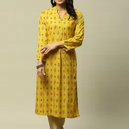 Rangriti Ethnic Motifs Printed Kurta-image-61