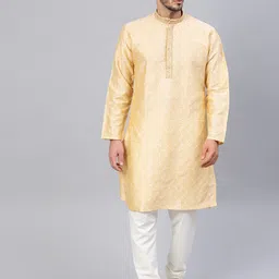 SOJANYA Paisley Woven Design Thread Work Kurta-picture-25